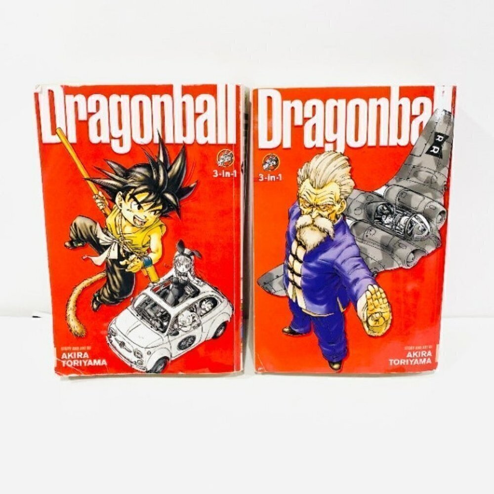 Dragonball 3-in-1 Volumes 1-6 Complete Original Uncut Uncensored Shonen Jump